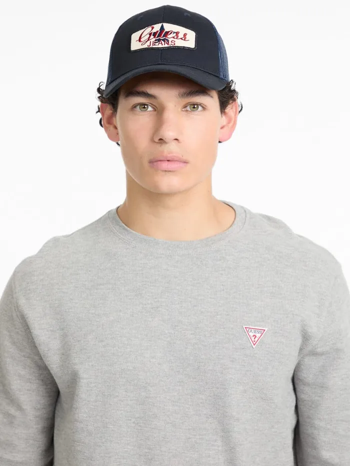 GUESS Hats and Scarves Eco Trucker Hat White 8211 Men