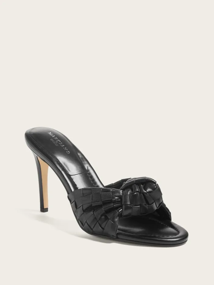GUESS Heels Janna Woven Mule Black 8211 Unisex