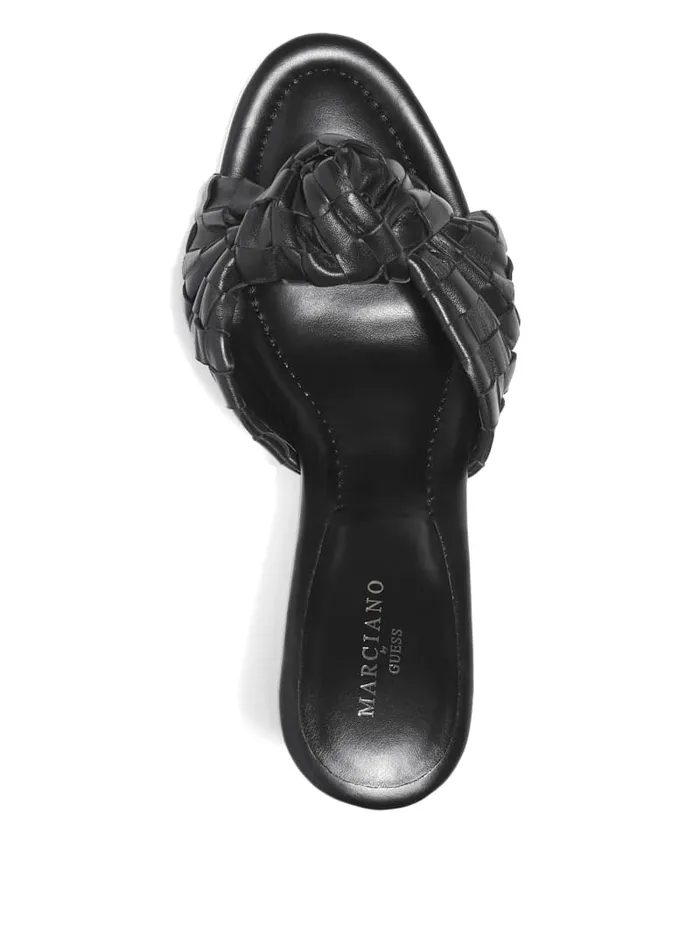 GUESS Heels Janna Woven Mule Black 8211 Unisex