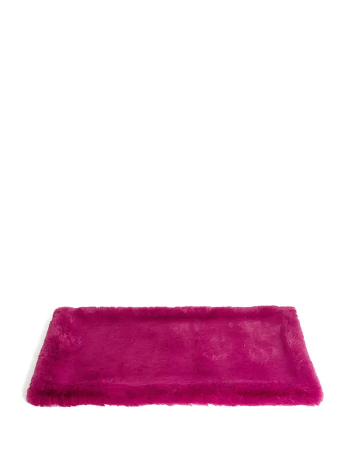 GUESS Home FauxFur Pet Carpet Purple 8211 Women