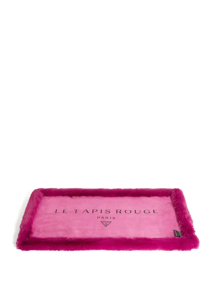 GUESS Home FauxFur Pet Carpet Purple 8211 Women