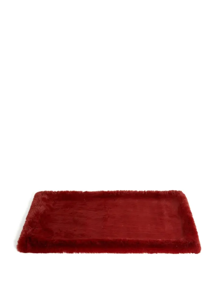 GUESS Home FauxFur Pet Carpet Purple 8211 Women