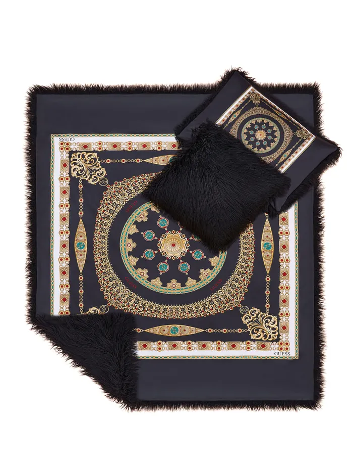 GUESS Home Helma Blanket Brown 8211 Women