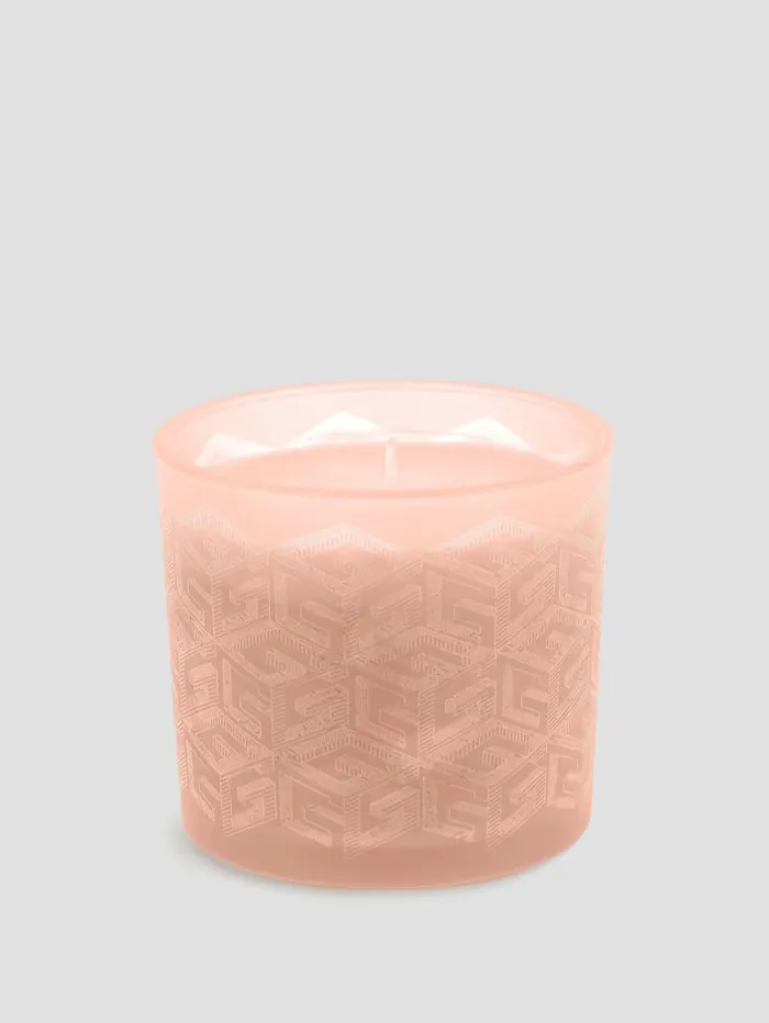 GUESS Home LaserCut G Cube Candle Pink 8211 Women