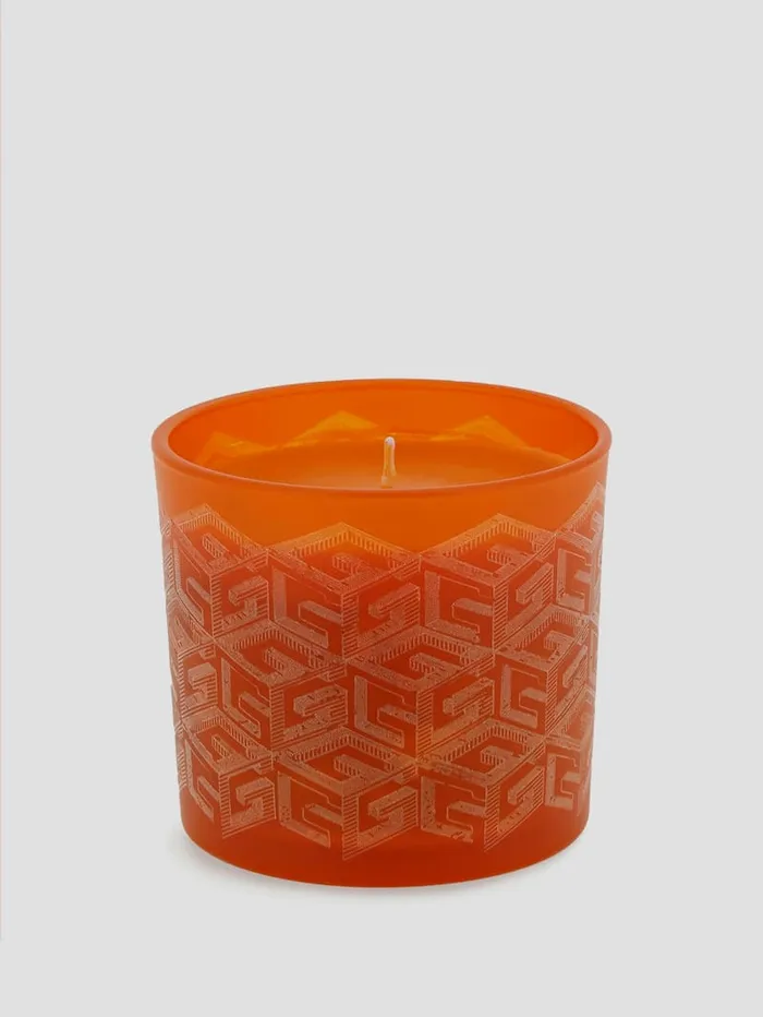 GUESS Home LaserCut G Cube Candle Pink 8211 Women
