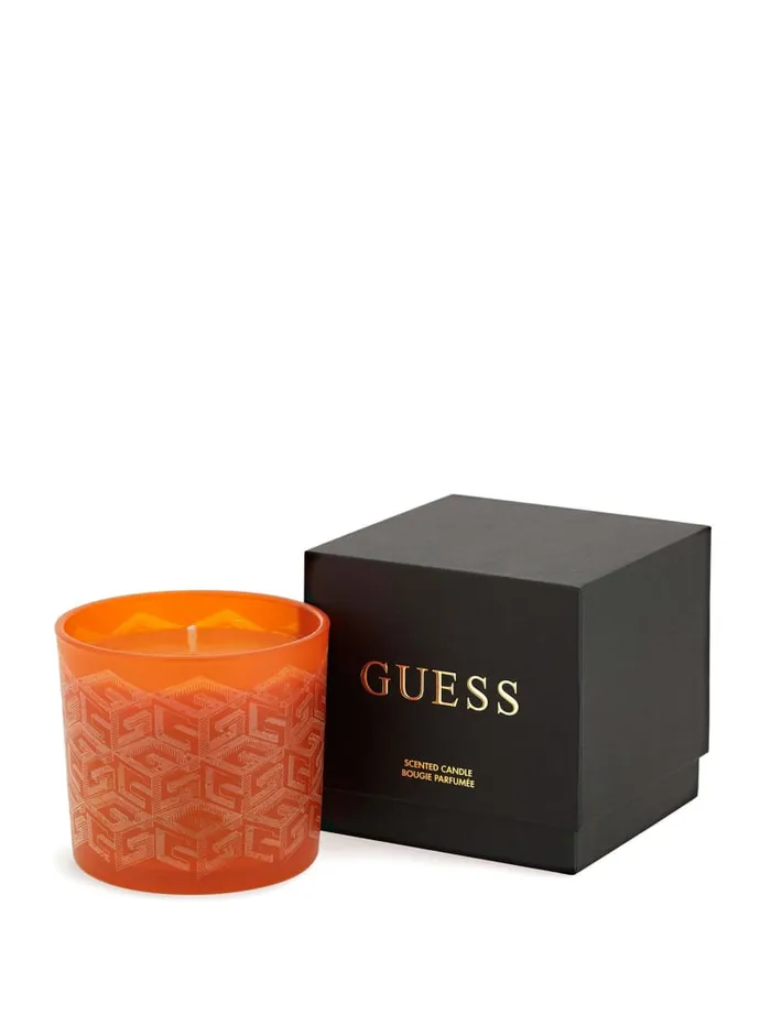GUESS Home LaserCut G Cube Candle Pink 8211 Women