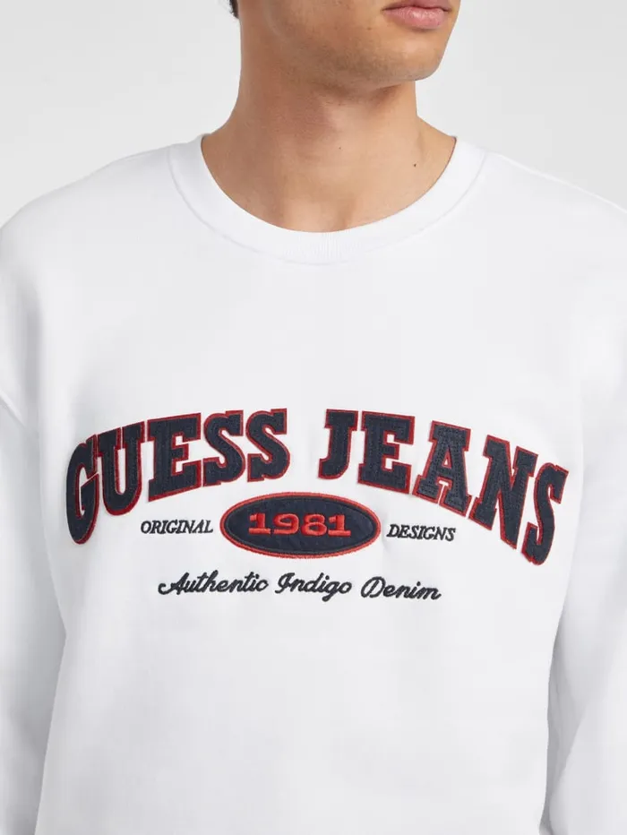 GUESS Hoodies and Sweaters Original Design Sweatshirt Blue 8211 Men