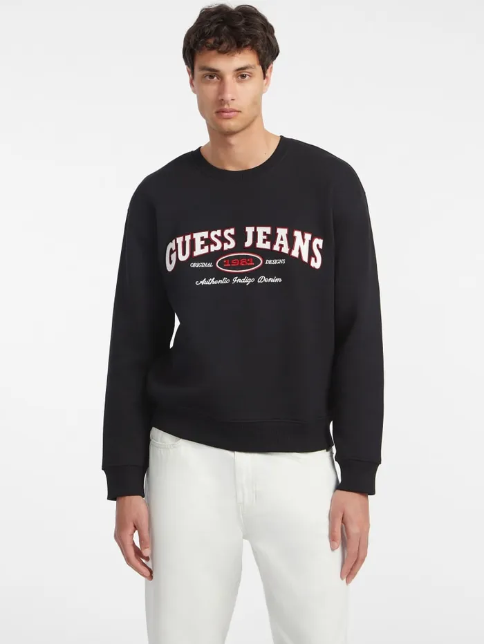 GUESS Hoodies and Sweaters Original Design Sweatshirt Blue 8211 Men