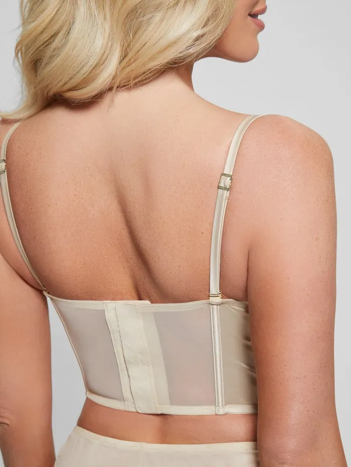 GUESS Intimates Ebby Quattro G Wired Bustier White 8211 Women