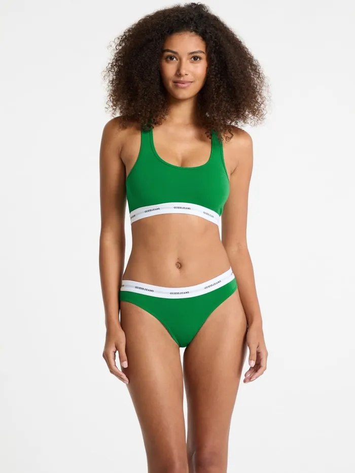 GUESS Intimates Eco Jeans Bralette Green 8211 Women