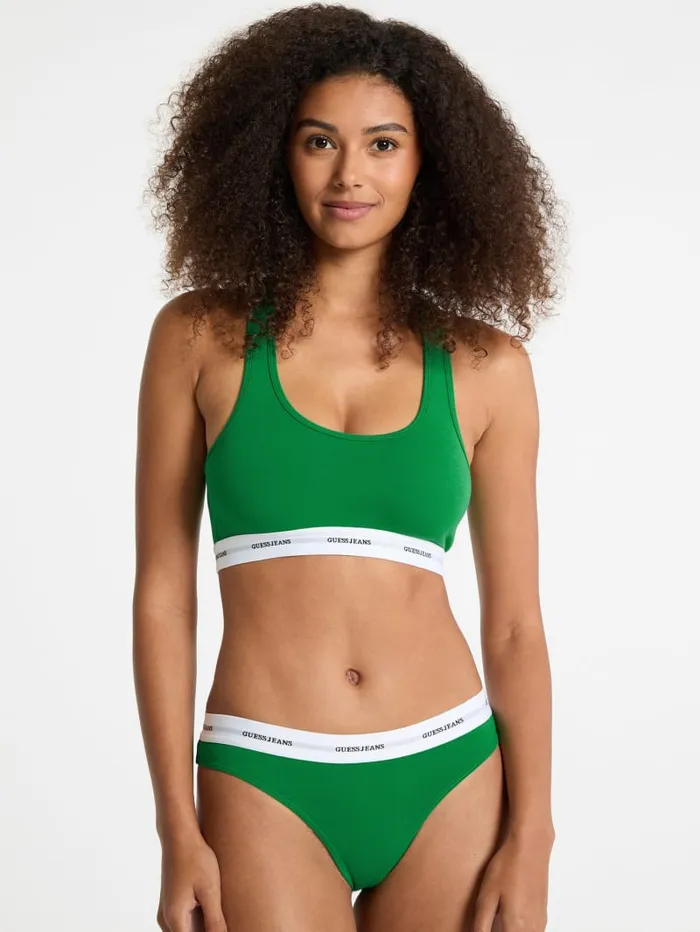 GUESS Intimates Eco Jeans Bralette Green 8211 Women
