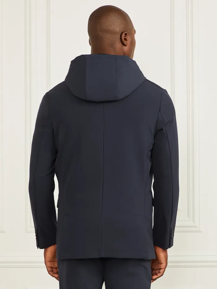 GUESS Jackets and Coats Blazer With Detachable Hooded Vest Blue 8211 Men