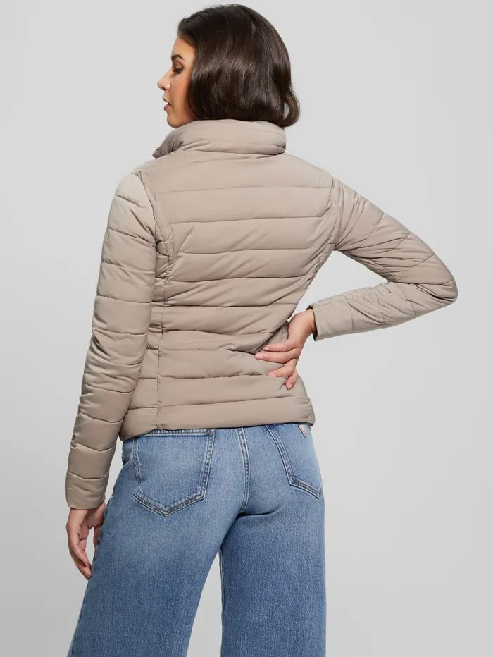 GUESS Jackets and Coats Diann Heavy Hooded Puffer Jacket Neutral 8211 Women