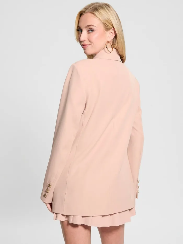GUESS Jackets and Coats Eco Fiona Twill Blazer Beige 8211 Women
