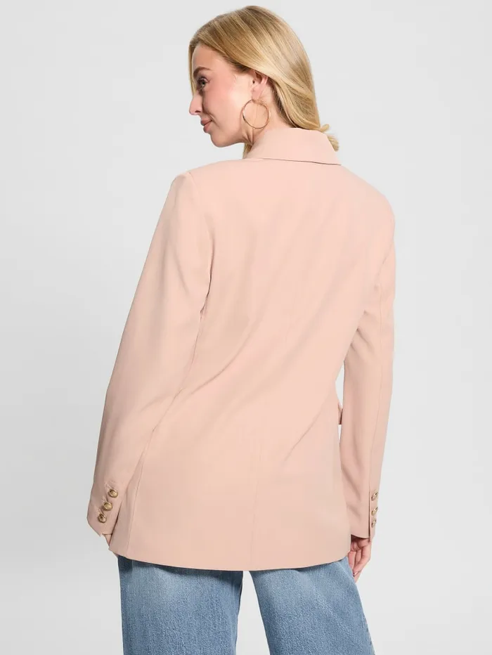 GUESS Jackets and Coats Eco Fiona Twill Blazer Beige 8211 Women