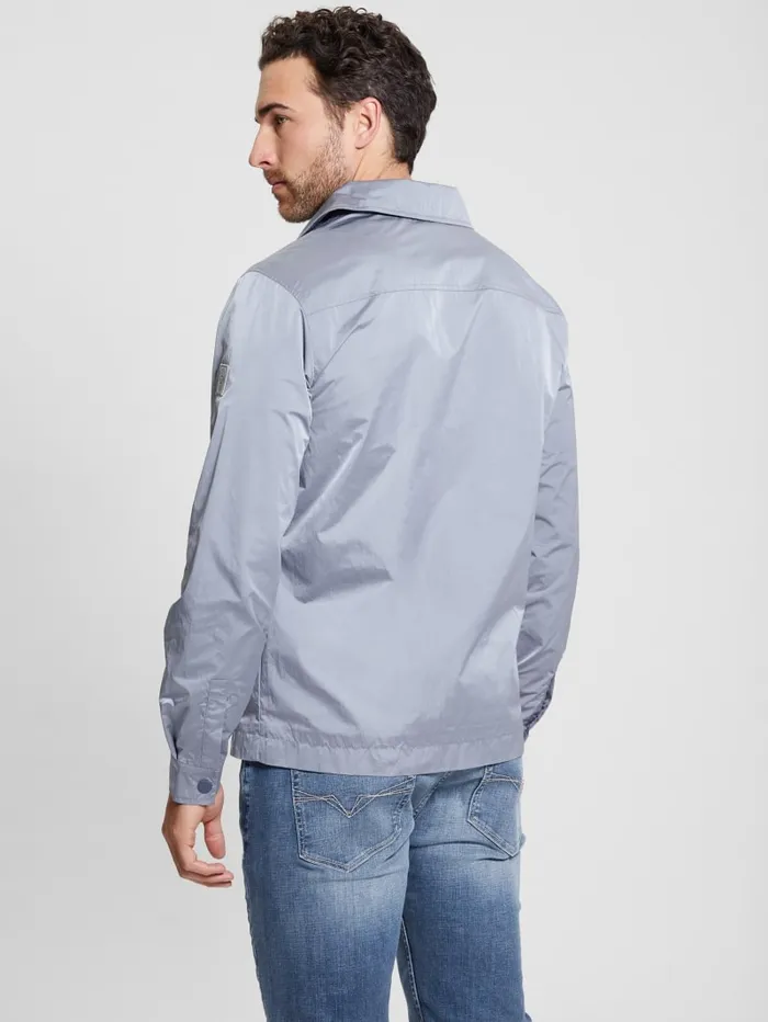 GUESS Jackets and Coats Eco Shacket Blue 8211 Men