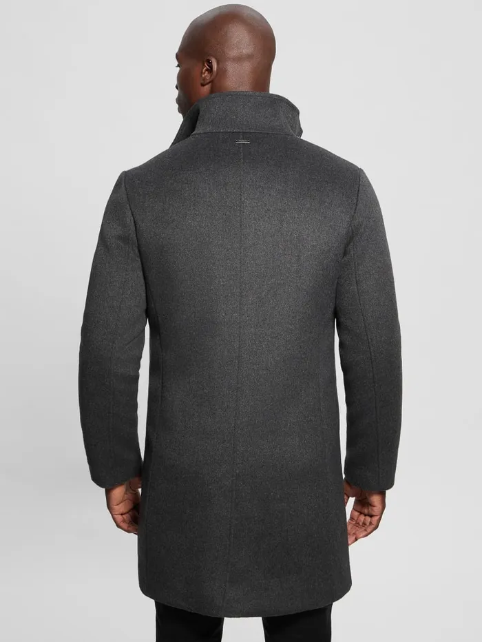 GUESS Jackets and Coats Eco WoolBlend Urban Coat Blue 8211 Men