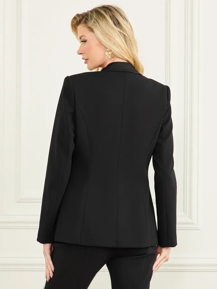 GUESS Jackets and Coats Orla Beaded Blazer Black 8211 Women