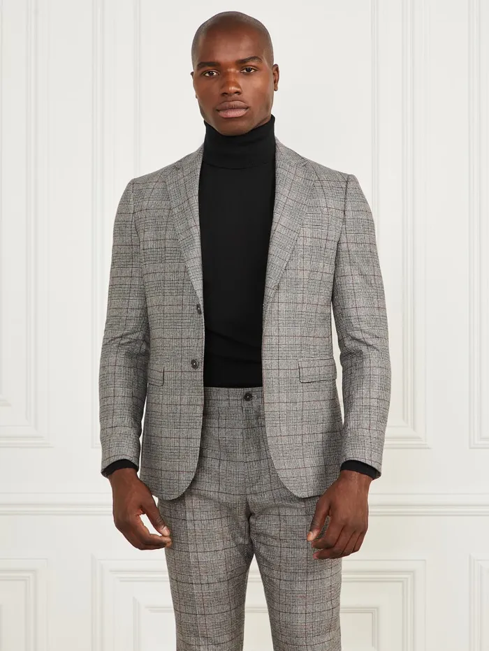 GUESS Jackets and Coats Sean Notched Blazer Blackwhite 8211 Men
