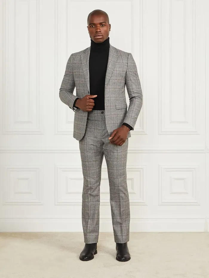 GUESS Jackets and Coats Sean Notched Blazer Blackwhite 8211 Men