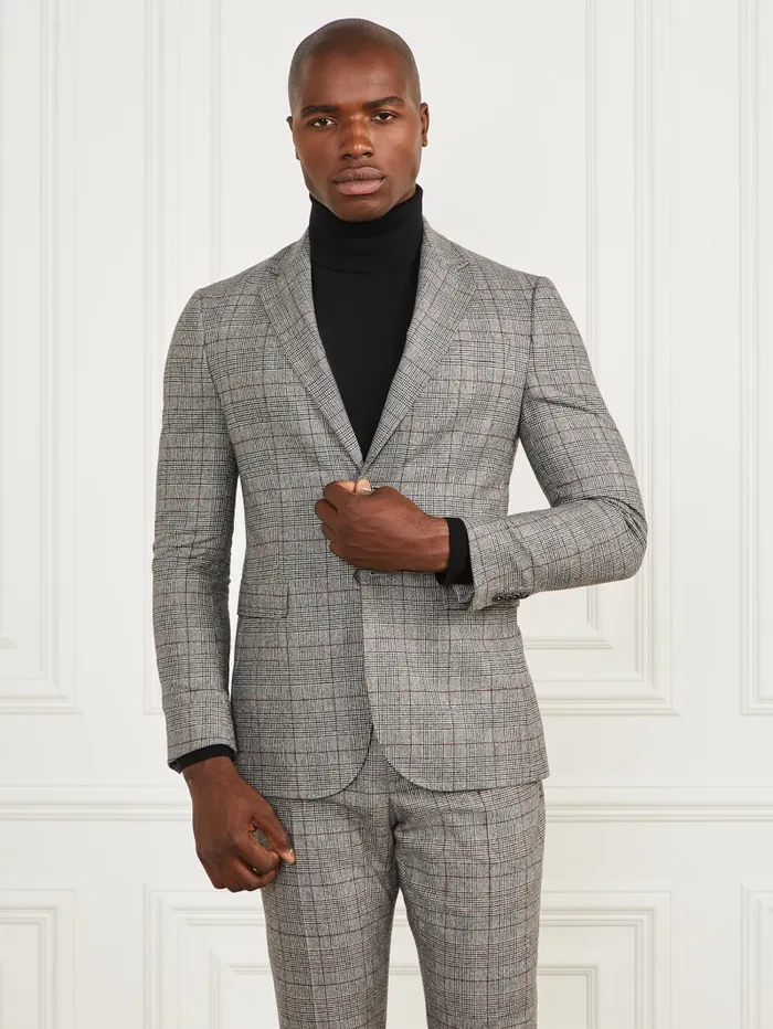 GUESS Jackets and Coats Sean Notched Blazer Blackwhite 8211 Men