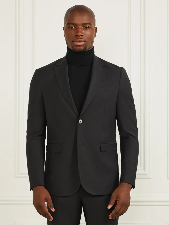 GUESS Jackets and Coats Sean WoolBlend Blazer Black 8211 Men