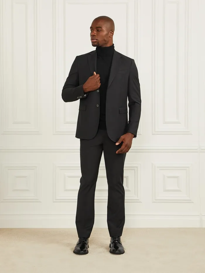 GUESS Jackets and Coats Sean WoolBlend Blazer Black 8211 Men