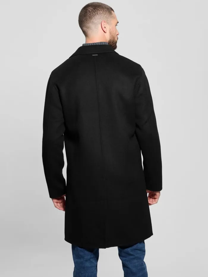 GUESS Jackets and Coats WoolBlend DoubleBreasted Coat Beige 8211 Men