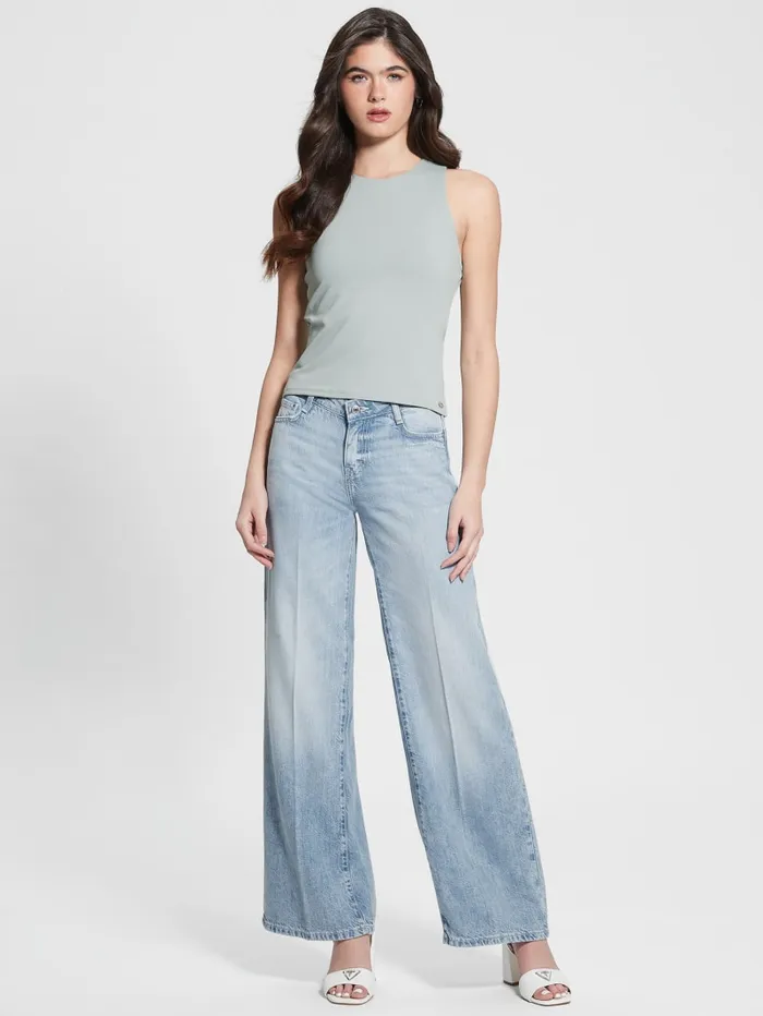 GUESS Jeans and Denim Eco Sexy Palazzo Jeans Blue 8211 Women