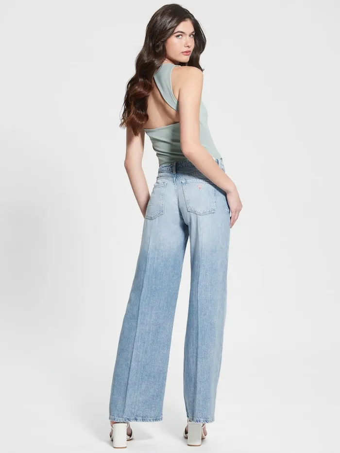 GUESS Jeans and Denim Eco Sexy Palazzo Jeans Blue 8211 Women