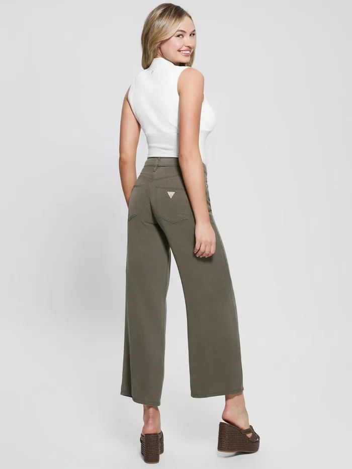 GUESS Jeans and Denim Eco Sexy Palazzo Jeans Brown 8211 Women