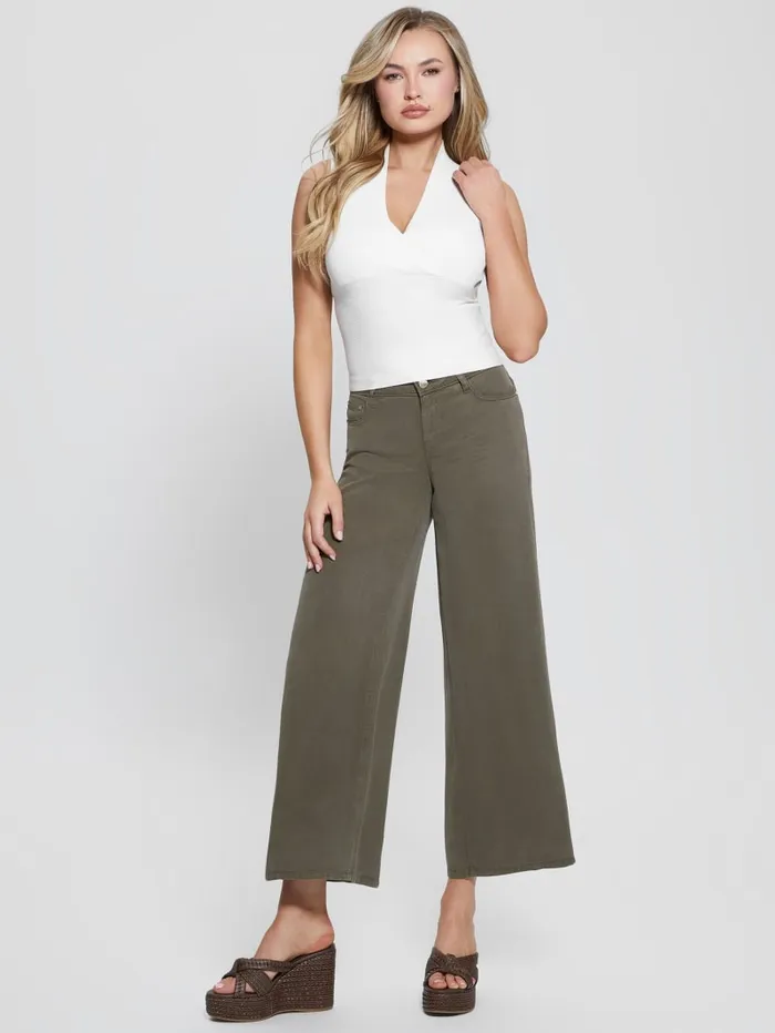 GUESS Jeans and Denim Eco Sexy Palazzo Jeans Brown 8211 Women