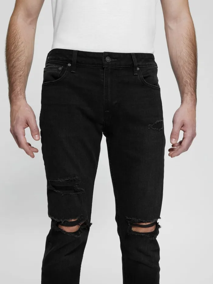GUESS Jeans and Denim Finnley Tapered Jeans Black 8211 Men