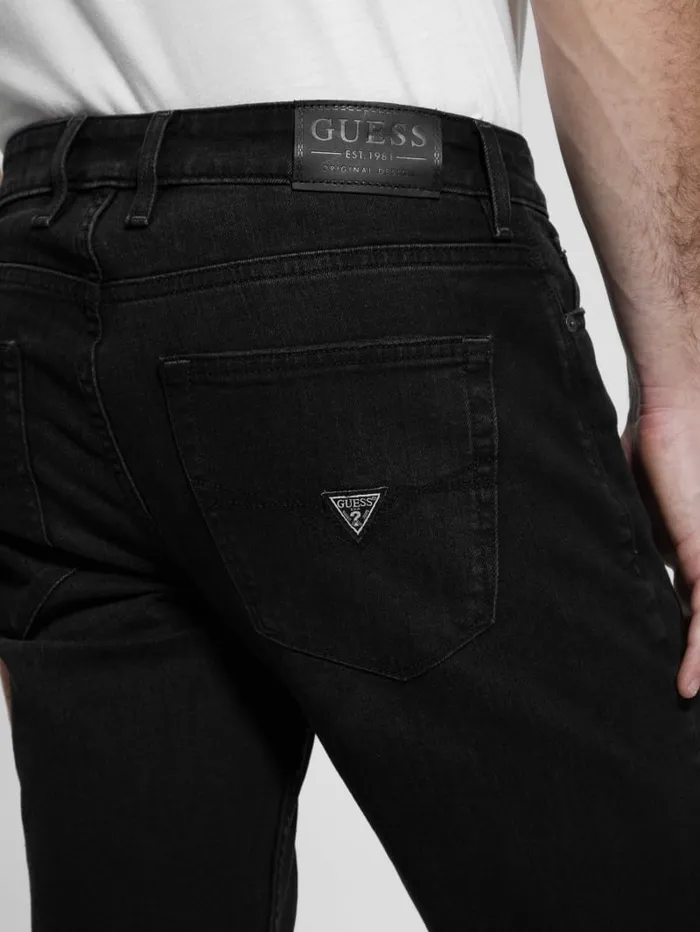 GUESS Jeans and Denim Finnley Tapered Jeans Black 8211 Men