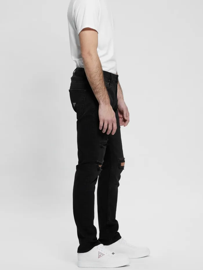 GUESS Jeans and Denim Finnley Tapered Jeans Black 8211 Men