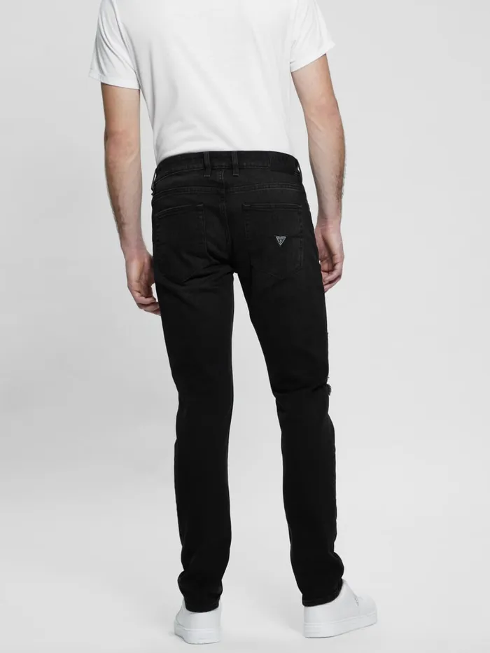 GUESS Jeans and Denim Finnley Tapered Jeans Black 8211 Men