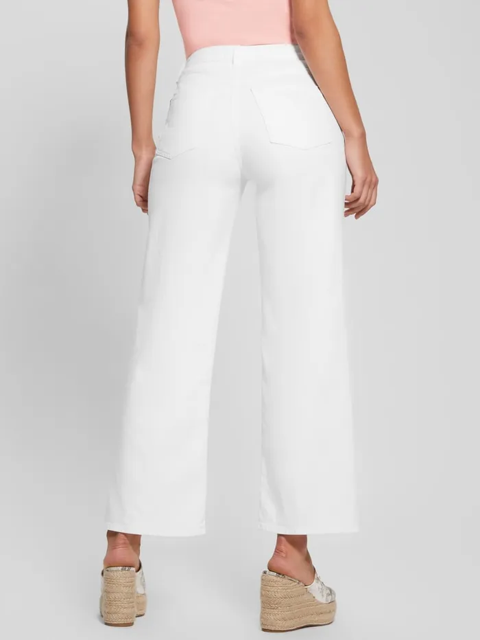 GUESS Jeans and Denim Flare Jeans White 8211 Women