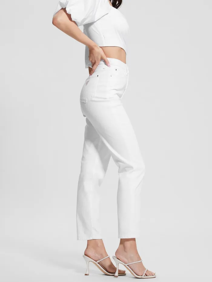 GUESS Jeans and Denim Mom Jeans White 8211 Women