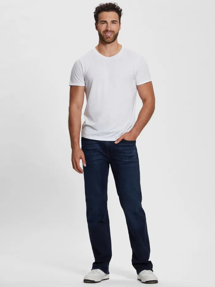 GUESS Jeans and Denim Regular Straight Jeans Blue 8211 Men