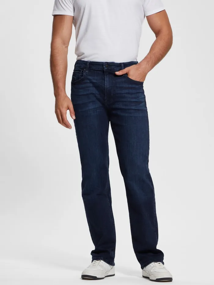 GUESS Jeans and Denim Regular Straight Jeans Blue 8211 Men