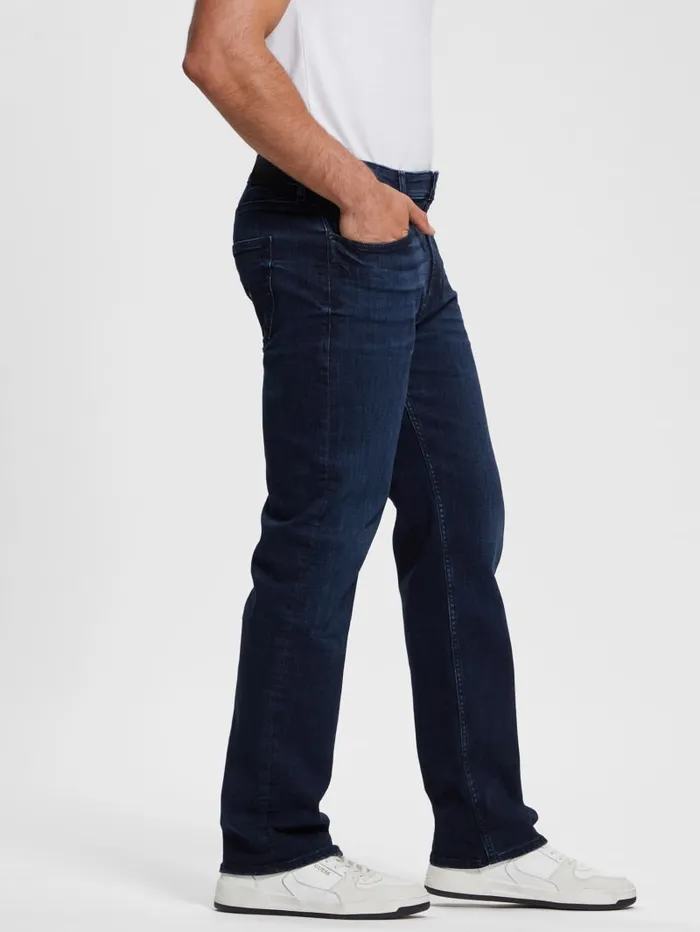 GUESS Jeans and Denim Regular Straight Jeans Blue 8211 Men