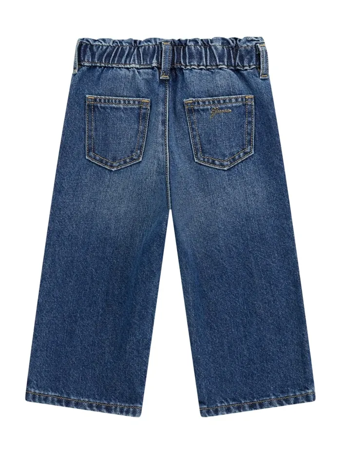 GUESS Little Girl 2 7 Lurex Denim Culotte Jeans 27 Blue 8211 Kids