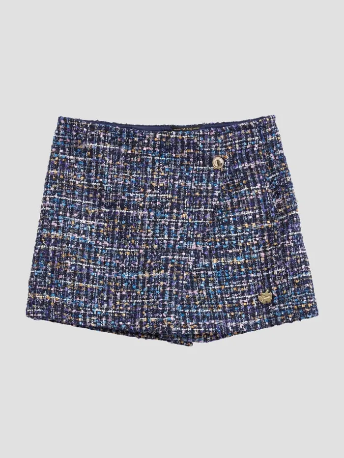 GUESS Little Girl 2 7 Tweed Mini Skort 414 Blue 8211 Kids