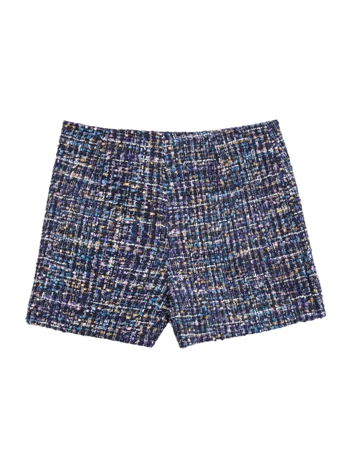 GUESS Little Girl 2 7 Tweed Mini Skort 414 Blue 8211 Kids