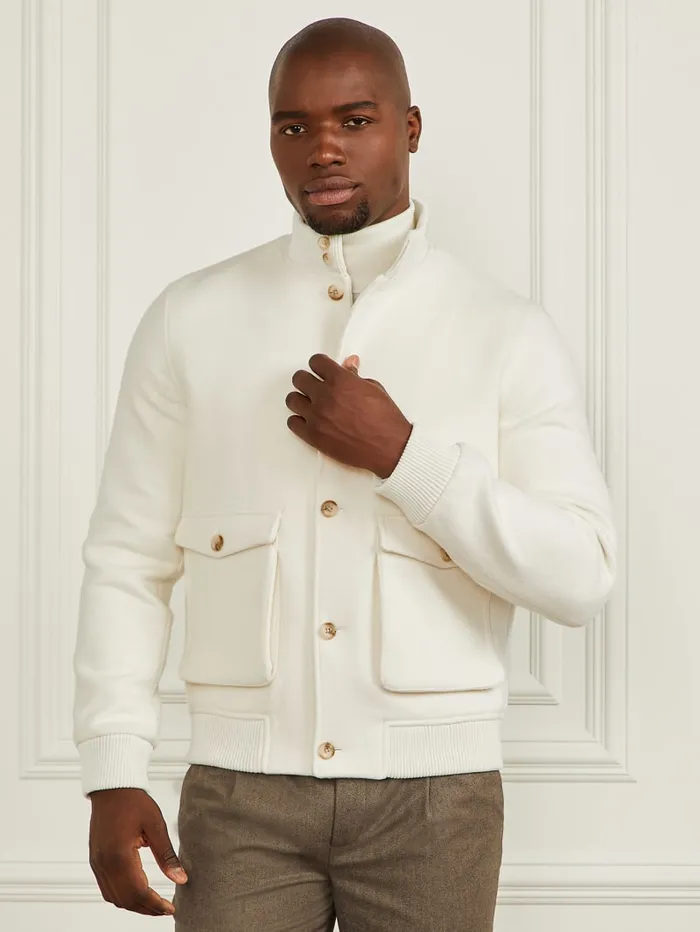 GUESS Marciano WoolBlend Jacket White 8211 Men
