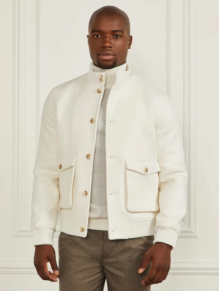 GUESS Marciano WoolBlend Jacket White 8211 Men