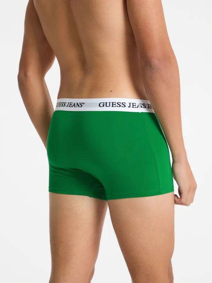 GUESS Men Eco Jeans 3Pack Trunks Green 8211 Men