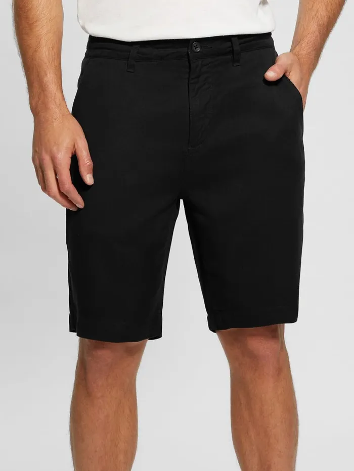 GUESS Pants and Shorts Eco Bowie Shorts White 8211 Men