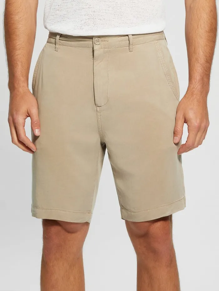 GUESS Pants and Shorts Eco Bowie Shorts White 8211 Men