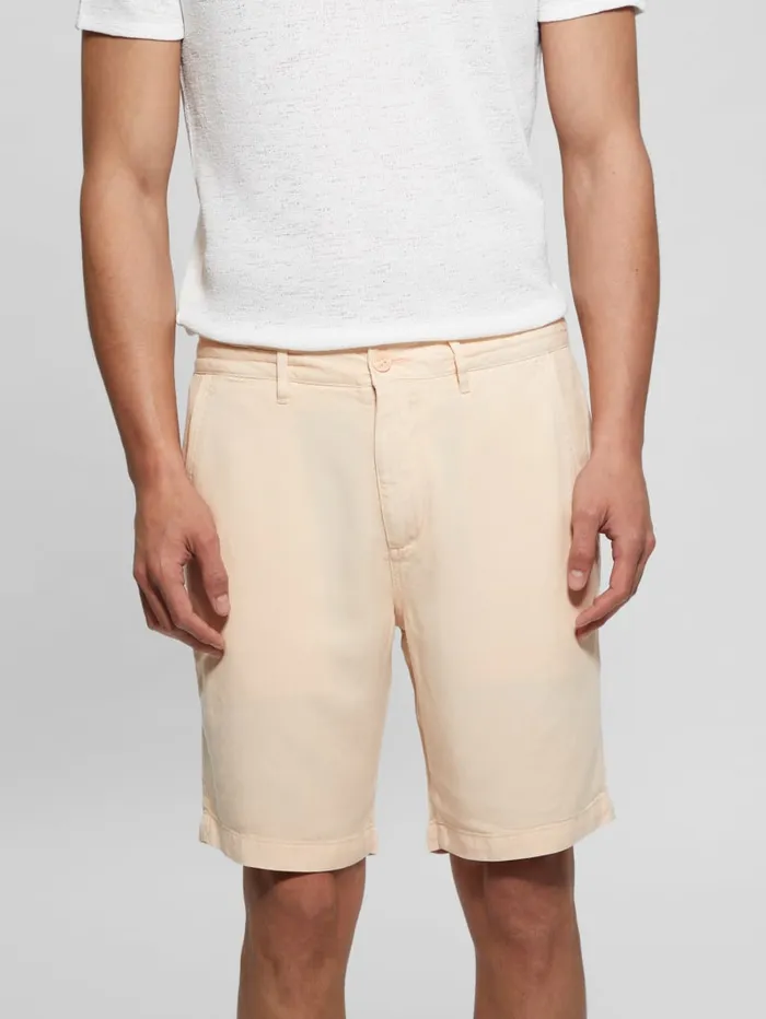 GUESS Pants and Shorts Eco Bowie Shorts White 8211 Men
